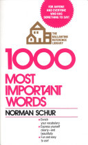 1,000 most important words /