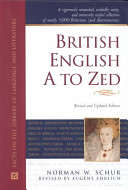 British English, A to Zed /