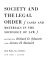 Society and the legal order ; cases and materials in the sociology of law /