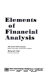 Elements of financial analysis /
