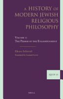 A history of modern Jewish religious philosophy /