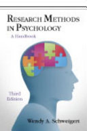 Research methods in psychology : a handbook /