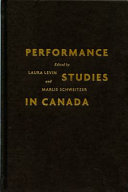 Performance studies in Canada /