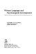 Written language and psychological development /