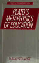 Plato's metaphysics of education /