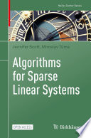Algorithms for Sparse Linear Systems /