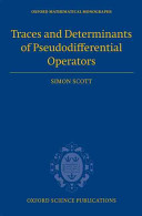 Traces and determinants of pseudodifferential operators /