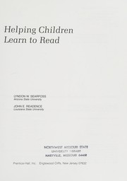 Helping children learn to read /