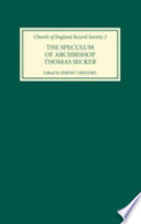 The speculum of Archbishop Thomas Secker /