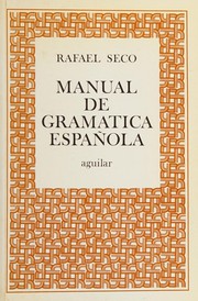 Manual de gramatica espanola /
