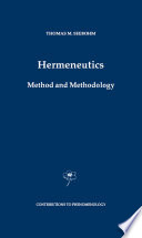 Hermeneutics : method and methodology /