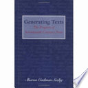 Generating texts : the progeny of seventeenth-century prose /