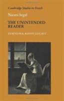 The unintended reader : feminism and Manon Lescaut /