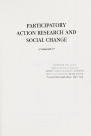 Participatory action research and social change /