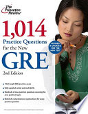 1,014 practice questions for the new GRE® /