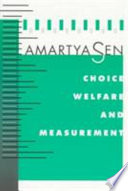 Choice, welfare and measurement /