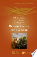 Remembering Sir J.C. Bose /