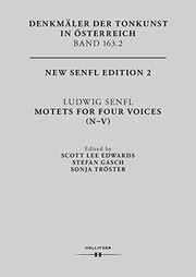 Motets for four voices (N-V) /