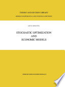 Stochastic Optimization and Economic Models /