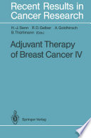 Adjuvant Therapy of Breast Cancer IV /