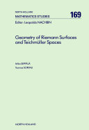 Geometry of Riemann surfaces and Teichmüller spaces /