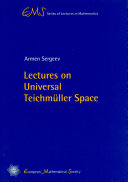 Lectures on universal Teichmüller space /