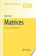 Matrices : theory and applications /