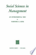 Social Sciences in Management : an Environmental View /