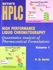 Sethi's HPLC : high performance liquid chromatography : quantitative analysis of pharmaceutical formulations /