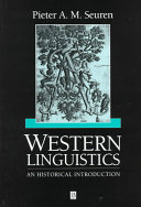 Western linguistics : an historical introduction /