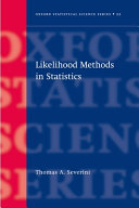Likelihood methods in statistics /