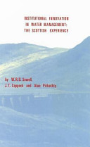 Institutional innovation in water management : the Scottish experience /