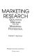 Marketing research : qualitative methods for the marketing professional /