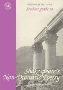 Shakespeare's non-dramatic poetry /