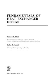 Fundamentals of heat exchanger design /