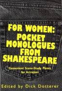 For women : pocket monologues from Shakespeare /