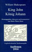 King John = König Johann : englisch-deutsche Studienausgabe /