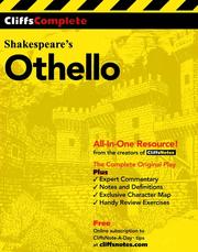 CliffsComplete Shakespeare's Othello /