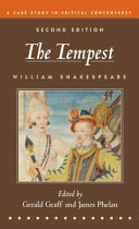 The tempest : a case study in critical controversy /