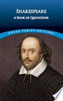 Shakespeare : a book of quotations /
