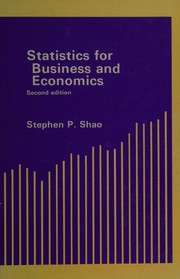 Statistics for business and economics /