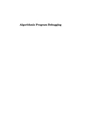 Algorithmic program debugging /