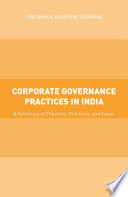 Corporate governance practices in India /