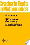 Differential geometry : Cartan's generalization of Klein's Erlangen program /