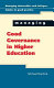 Managing good governance in higher education /