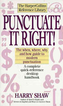 Punctuate it right! /