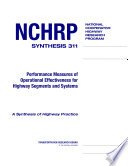 Performance measures of operational effectiveness for highway segments and systems /