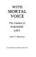 With mortal voice : the creation of Paradise lost /