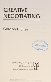 Creative negotiating /