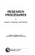 Research procedures in speech, language, and hearing /